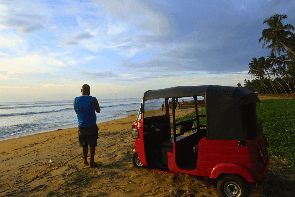 tuktuk driver at Colombo