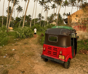 tuktuk at beach