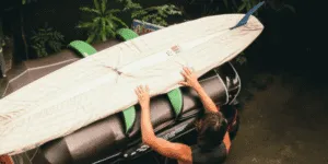 Self-Drive Tuktuk Rental Sri Lanka | tuktukSLR 19 Sri Lanka surfboard tuk-tuk rental